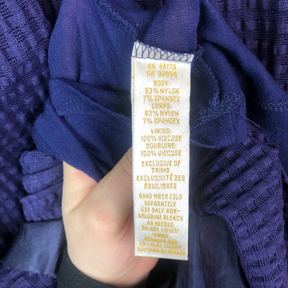 Anthropologie Ric Rac Tonal Gingham Tiered Dress - Picture 8 of 8